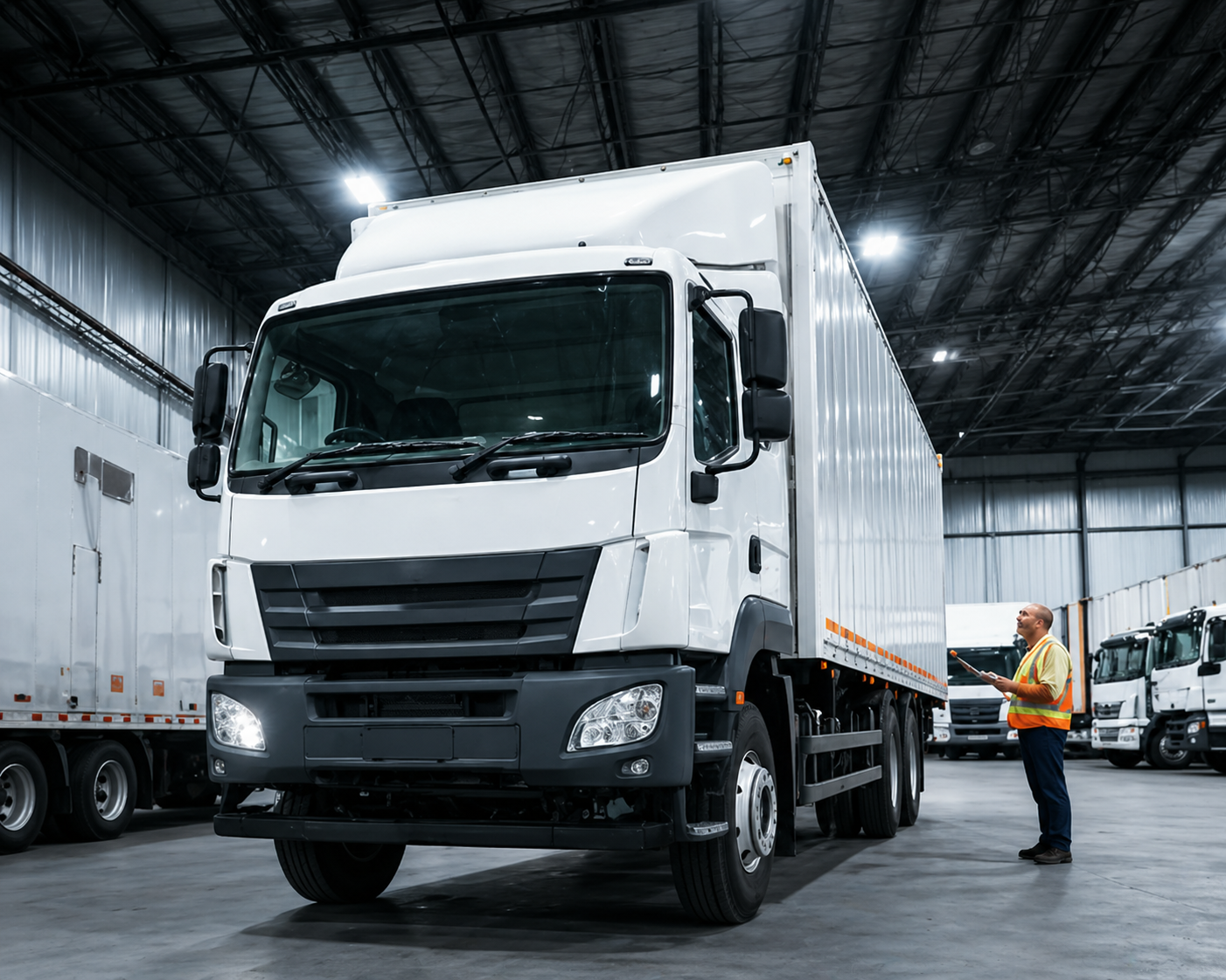Finished vehicle being loaded inside a Global Group yard