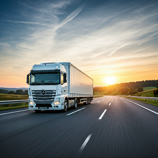 Car carrier on a long-haul highway run