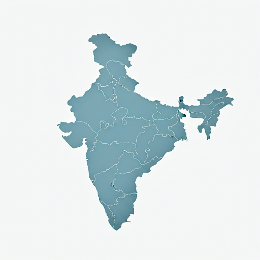 Map of India showing Global Group yard locations